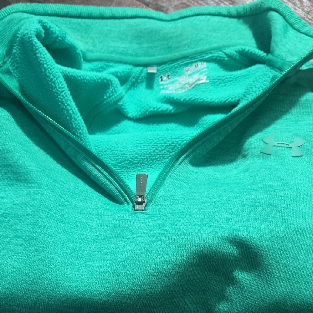 Under Armour Men's Teal Zip-Up Sweater